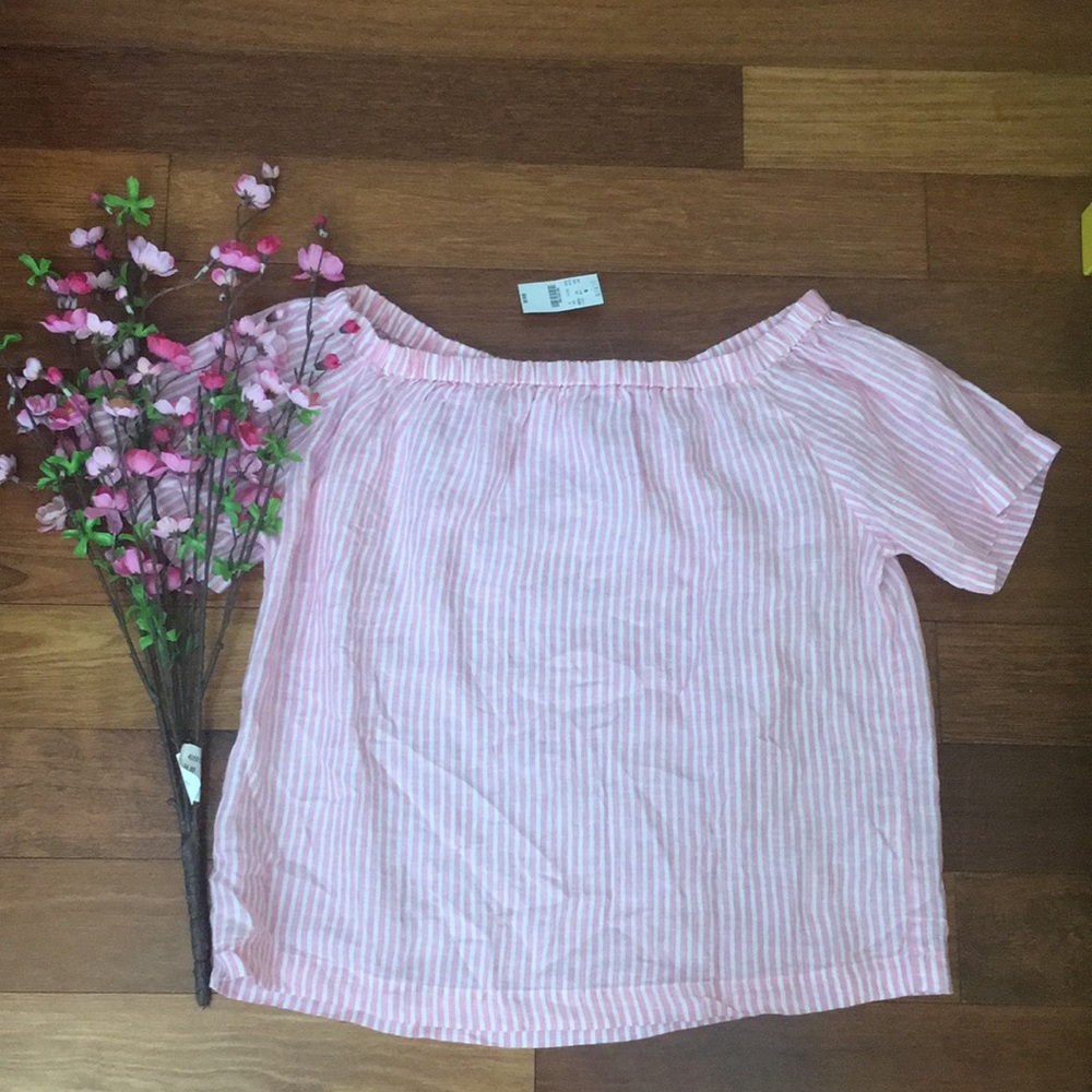 J crew off the shoulder shirt!